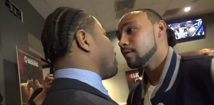 Image: Shawn Porter and Keith Thurman boil over in confrontation