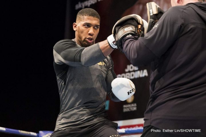 Image: Anthony Joshua excited about Oleksander Usyk fight