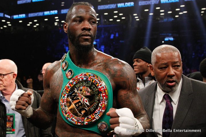 Image: Deontay Wilder holding the WBA and heavyweight division to ransom