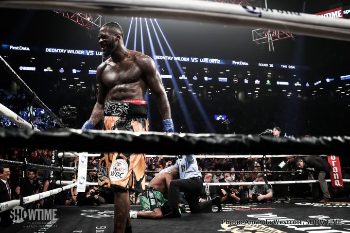Image: Wilder reveals why Joshua fight didn’t happen