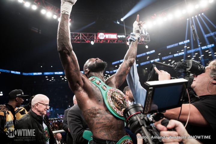 Image: Deontay Wilder wants 50-50 split for Anthony Joshua fight