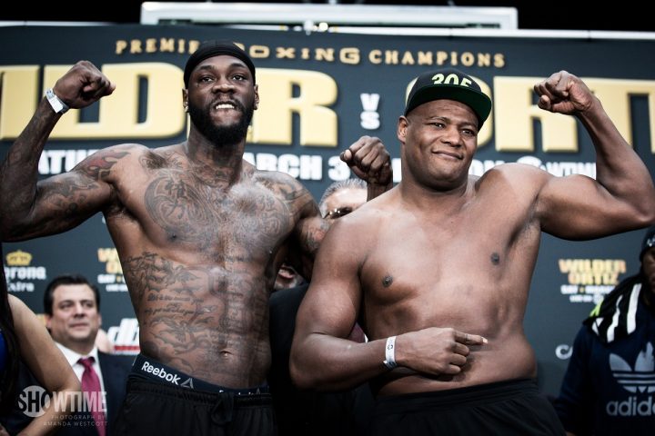 Image: Deontay Wilder explains his lighter weight for Ortiz fight