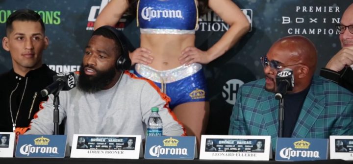Image: Adrien Broner goes off on Ellerbe and Vargas at today’s press conference