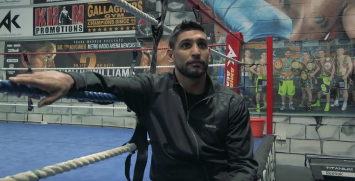 Image: Khan nervous ahead of Lo Greco fight