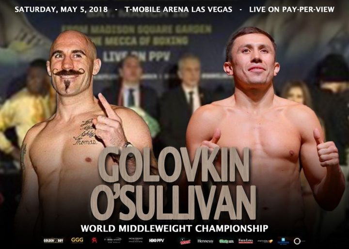 Image: Spike O’Sullivan agrees to fight Golovkin on May 5th