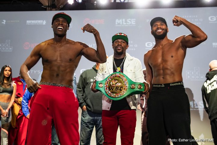 Image: Adonis Stevenson vs. Badou Jack – Weigh-in Results