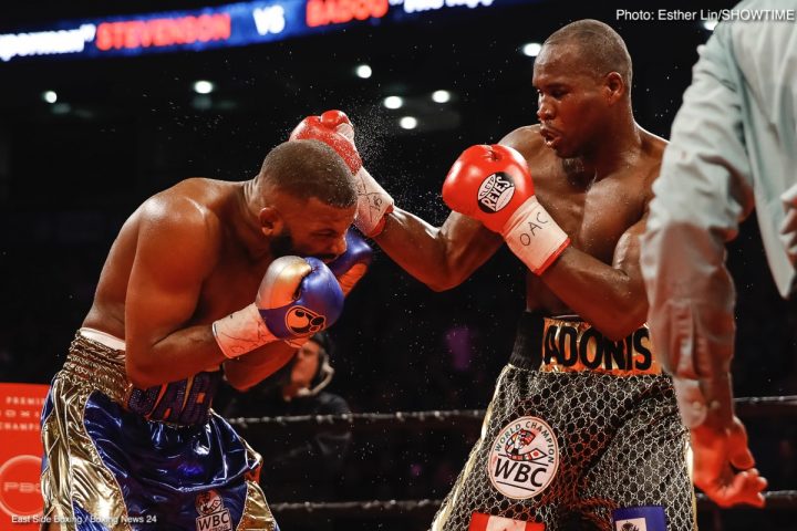 Stevenson vs. Gvozdyk boxing photo