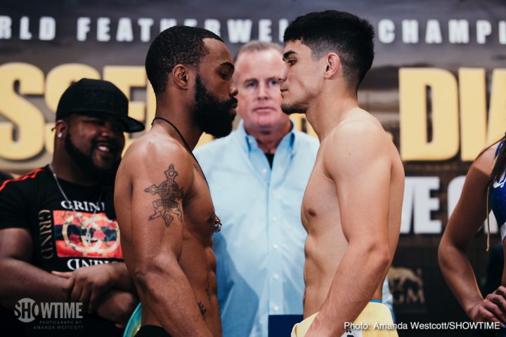 Image: Gary Russell Jr. vs. Joseph Diaz Jr. – Weigh-in Results