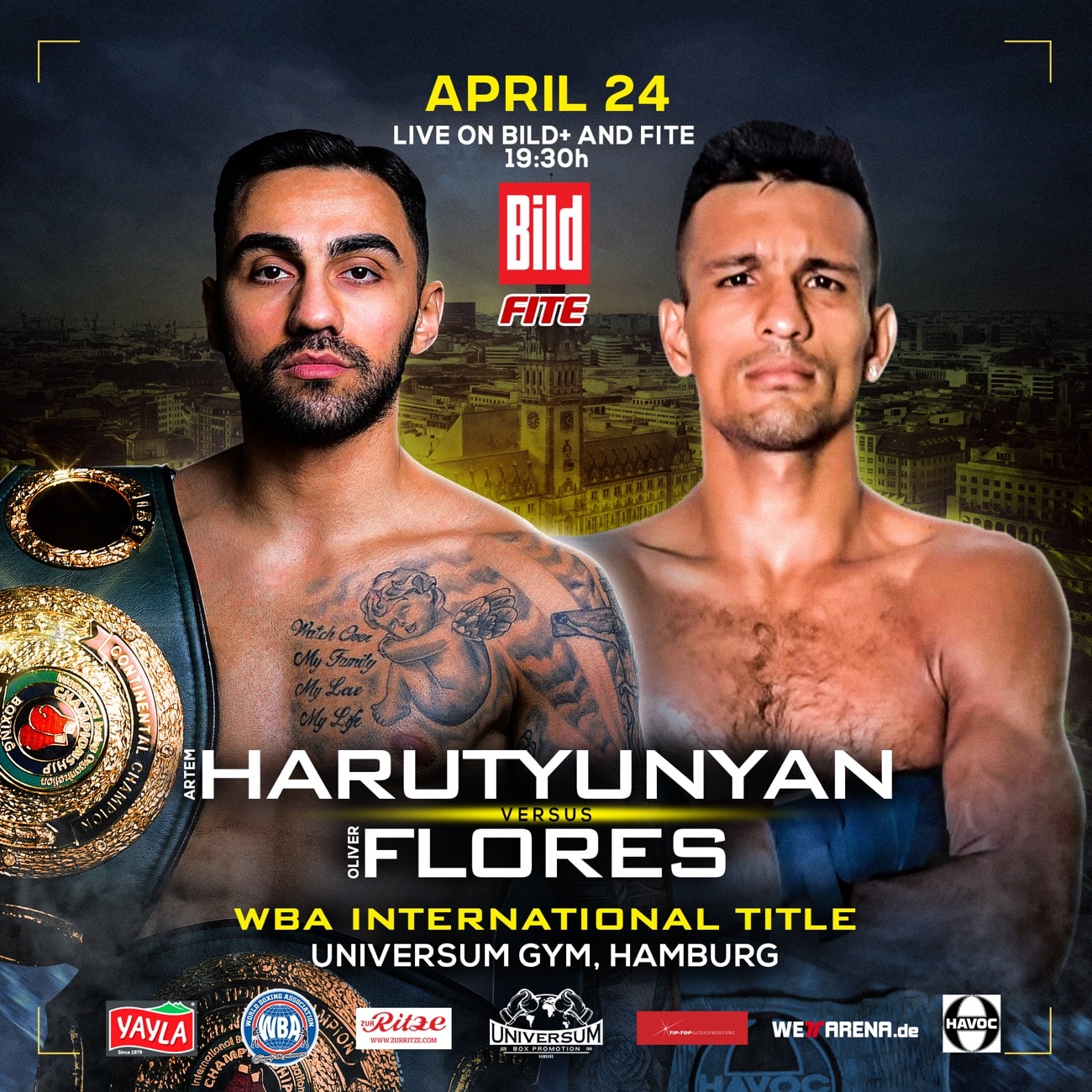 Harutyunyan Vs Flores lebt aus Hamburg ⋆ Boxing News 24