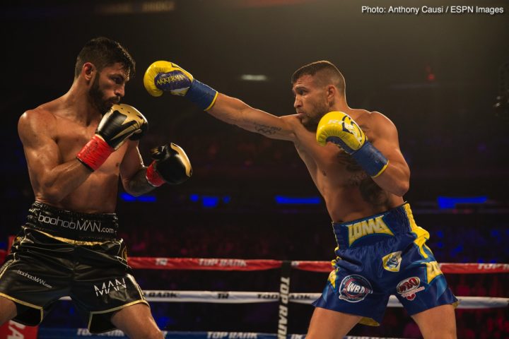 Image: Vasyl Lomachenko won’t be fighting on August 25