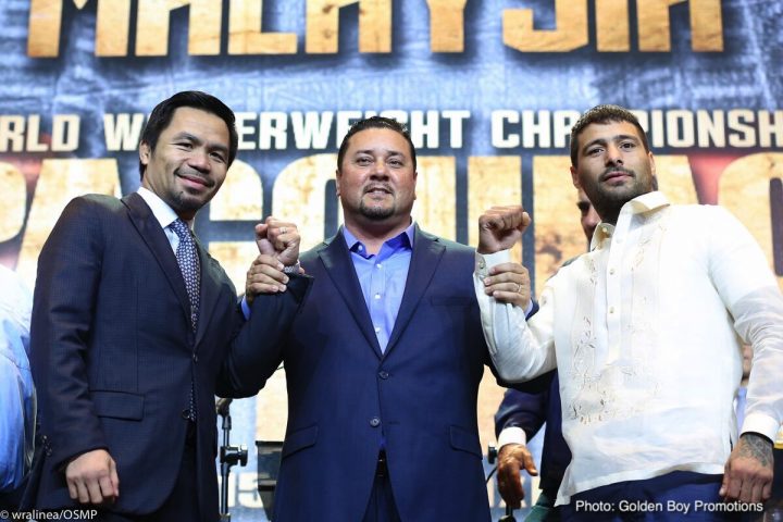 Image: Matthysse vows to beat Pacquiao on Saturday