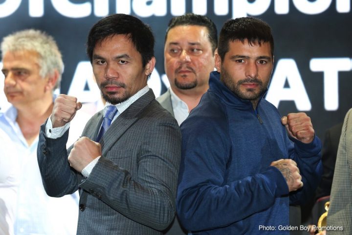 Image: Pacquiao vs Matthysse on BoxNation on July 14