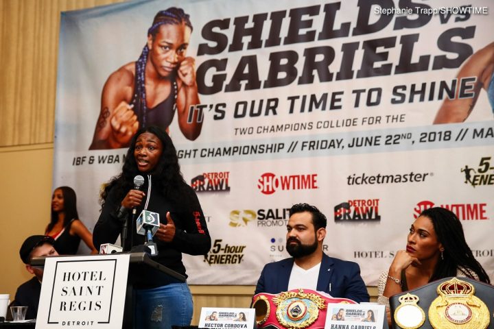 Image: Claressa Shields vs. Hanna Gabriels final press conference quotes