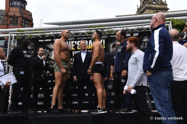 Image: Tyson Fury vs. Sefer Seferi – Official weights