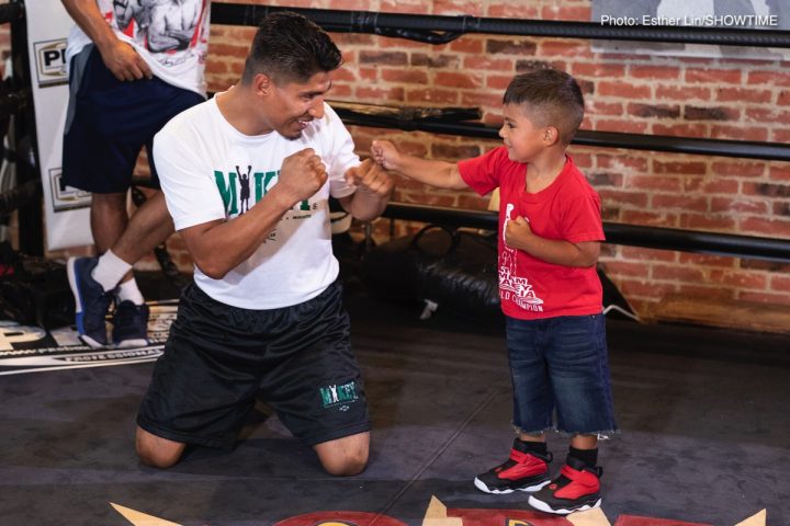 Image: Mikey Garcia Los Angeles Media Workout Quotes