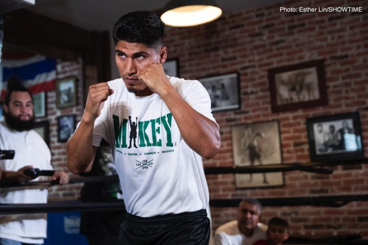 Image: Mikey Garcia Los Angeles Media Workout Quotes