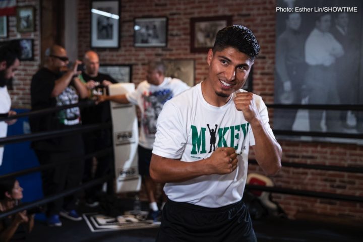 Image: Mikey Garcia Los Angeles Media Workout Quotes