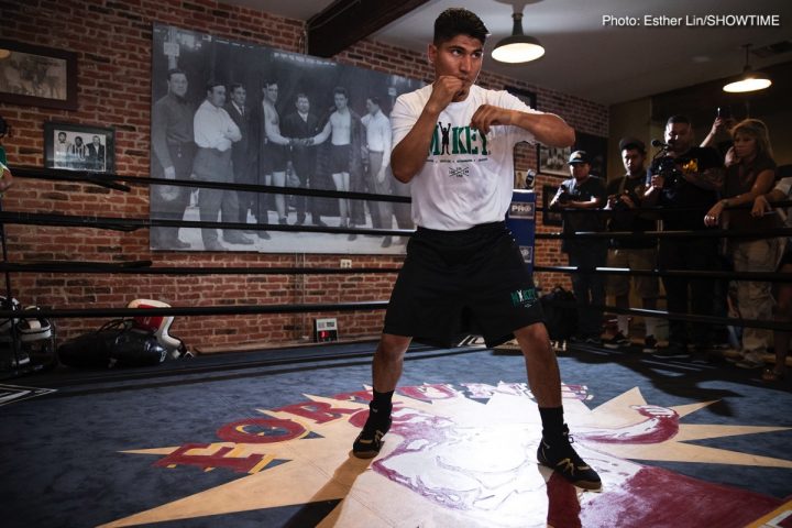 Image: Mikey Garcia Los Angeles Media Workout Quotes