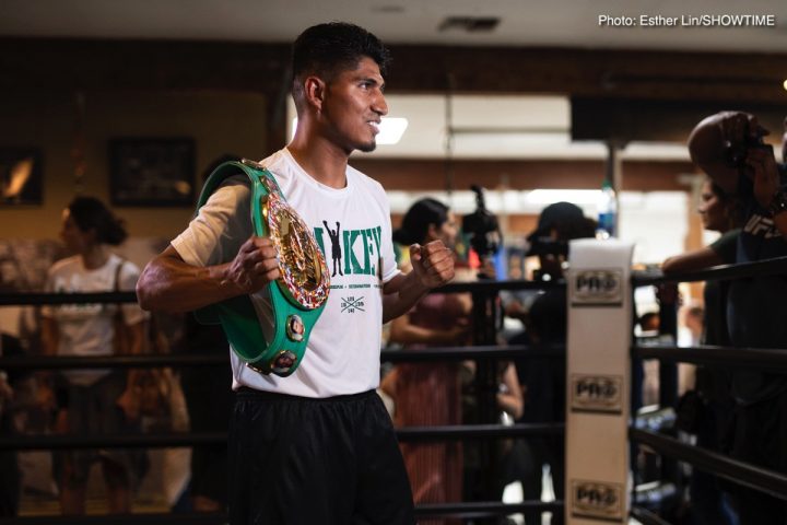 Image: Mikey Garcia Los Angeles Media Workout Quotes