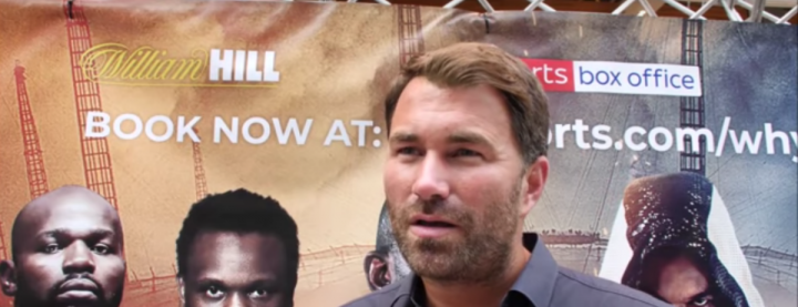 Image: Hearn tells Deontay Wilder, “cut the bull, just sign now” for Joshua fight