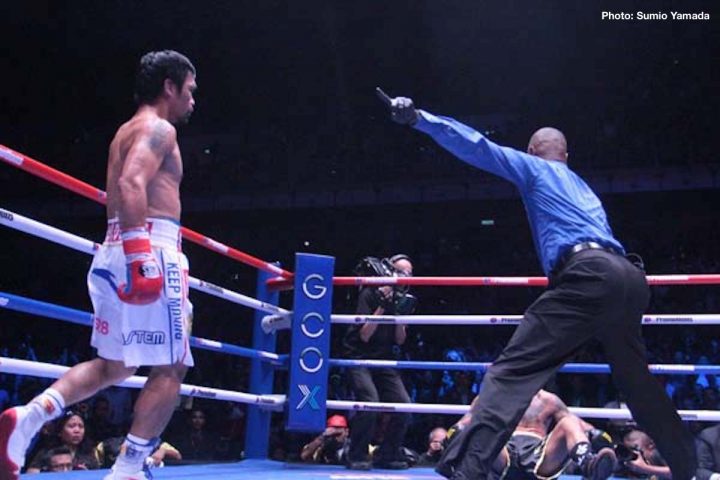 Mayweather vs. Pacquiao boxing photo