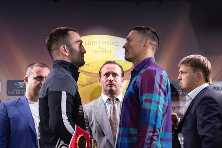 Image: Usyk and Gassiev face-off in Moscow