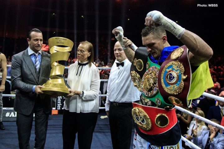 Image: Oleksandr Usyk could face Povetkin or Luis Ortiz next