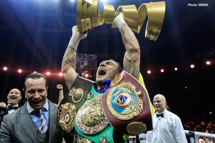 Image: Oleksander Usyk vacates WBA cruiserweight title