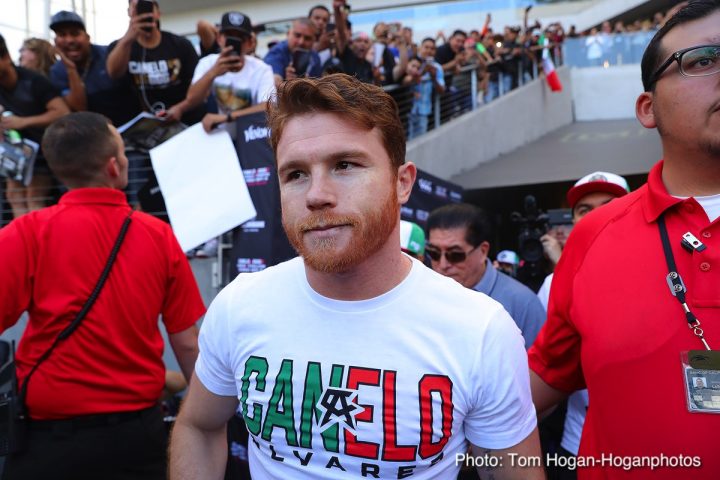 Image: Canelo Alvarez, Gennady Golovkin LA Media Workout Quotes, Photos