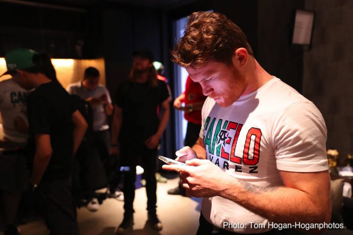 Image: Canelo Alvarez, Gennady Golovkin LA Media Workout Quotes, Photos