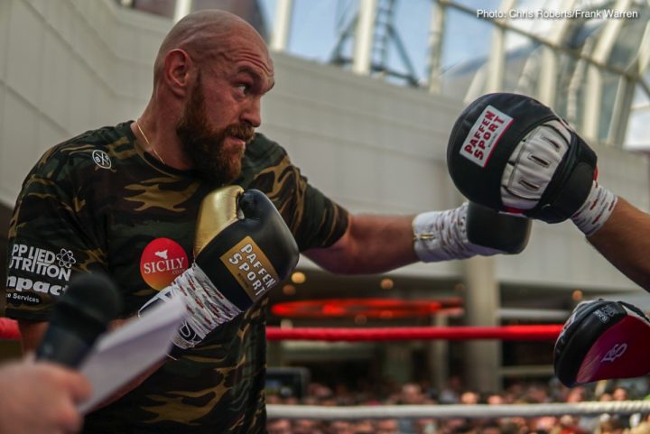 Image: Tyson Fury tells remarkable story of encounter with stranger in Belfast hotel