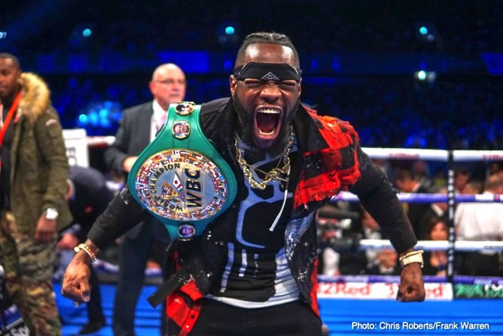 Image: Deontay Wilder says Tyson Fury fight ISN’T Off
