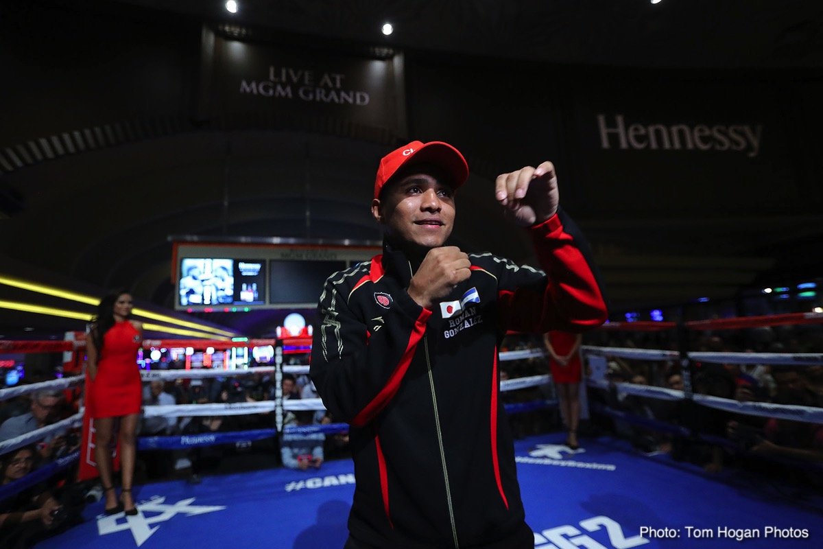 Estrada vs. Gonzalez boxing photo