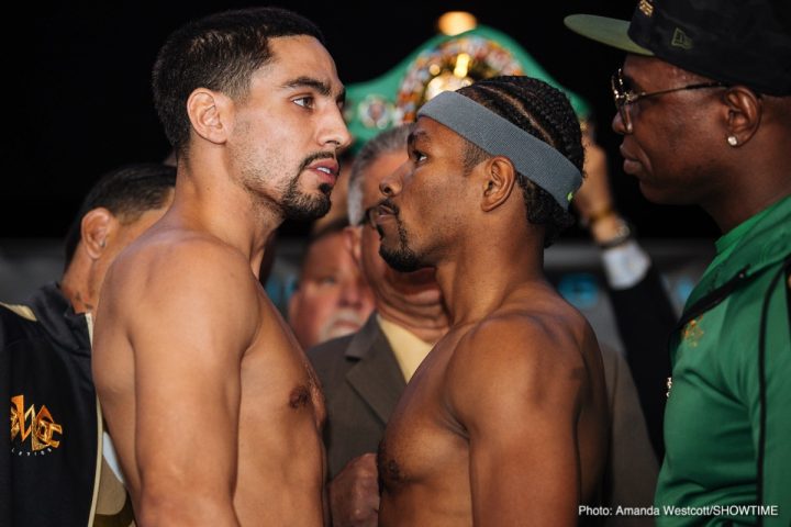 Image: Danny Garcia vs. Shawn Porter – Official weights