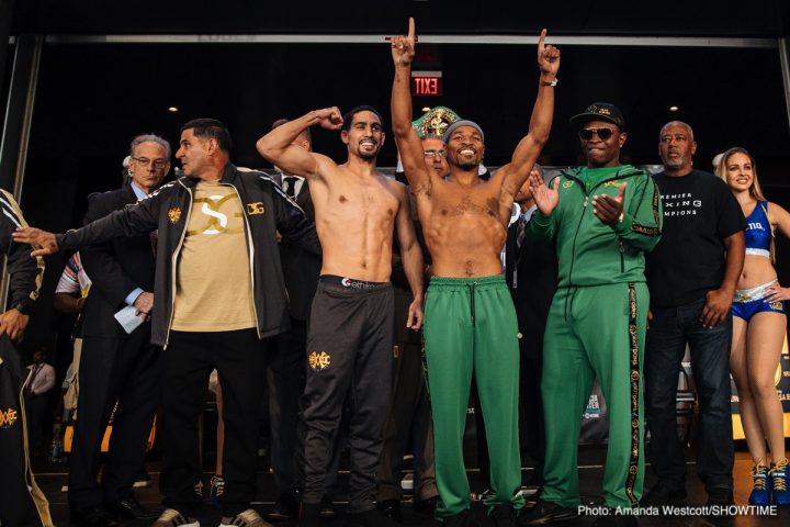 Image: Danny Garcia vs. Shawn Porter – Official weights