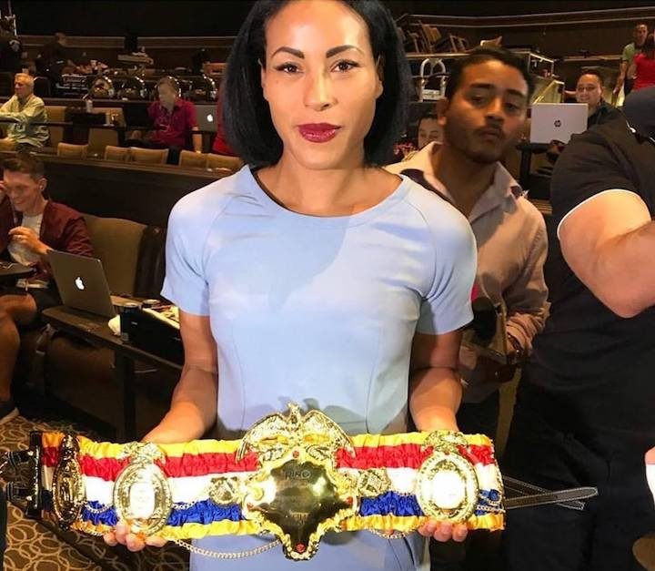 Image: Cecilia Braekhus honored with Ring belt