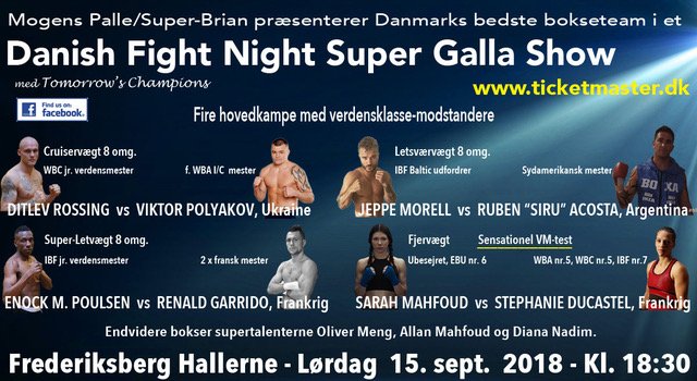 Image: Promising Danish fighters gets the spotlight on ambitious Mogens Palle show on September 15
