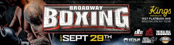 DiBella Entertainment's Broadway Boxing event streams live tonight for $4.95