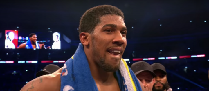 Image: Joshua: My No.1 choice is Deontay Wilder for April 13