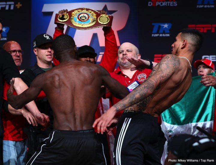 Image: Crawford-Benavidez Official Weigh-In Results