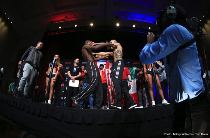 Image: Crawford-Benavidez Official Weigh-In Results