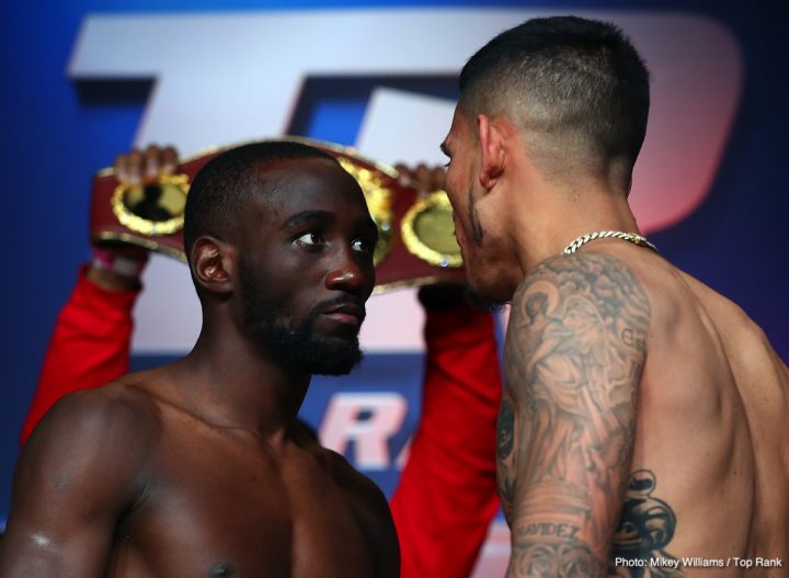 Image: Crawford-Benavidez Official Weigh-In Results