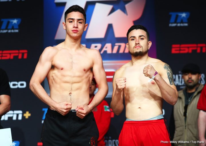 Image: Crawford-Benavidez Official Weigh-In Results