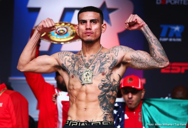 Image: Crawford-Benavidez Official Weigh-In Results