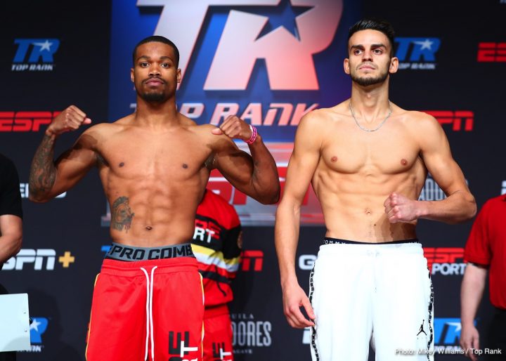 Image: Crawford-Benavidez Official Weigh-In Results