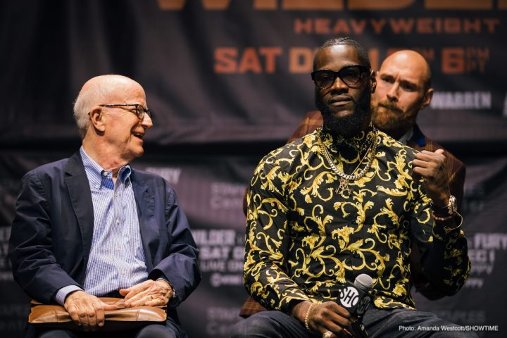 Image: Wilder, Fury brawl in Los Angeles at press conference