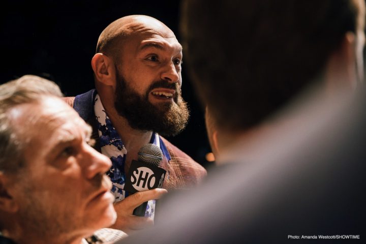 Image: Wilder, Fury brawl in Los Angeles at press conference