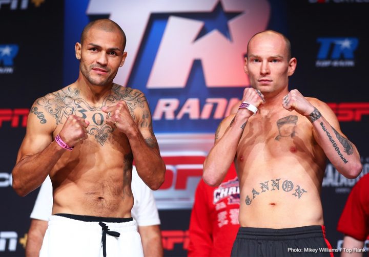 Image: Crawford-Benavidez Official Weigh-In Results