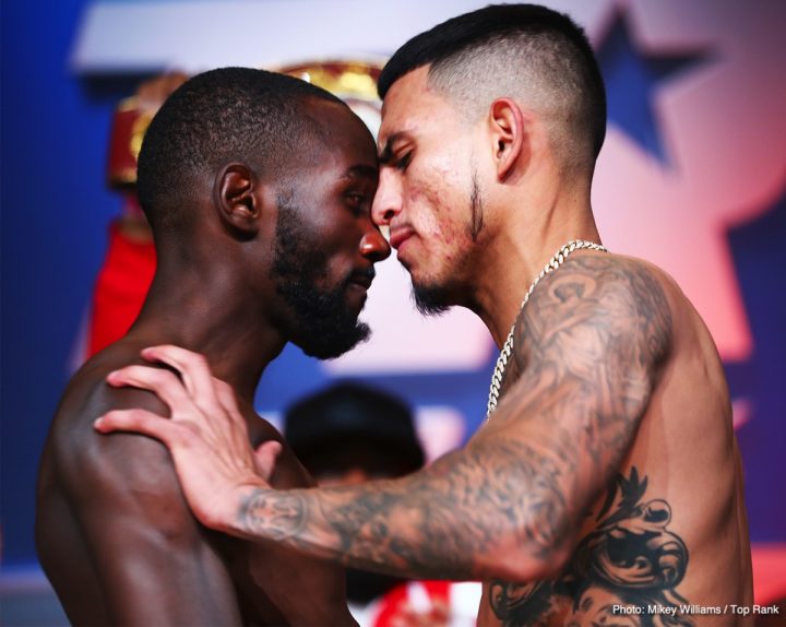 Image: Crawford-Benavidez Official Weigh-In Results