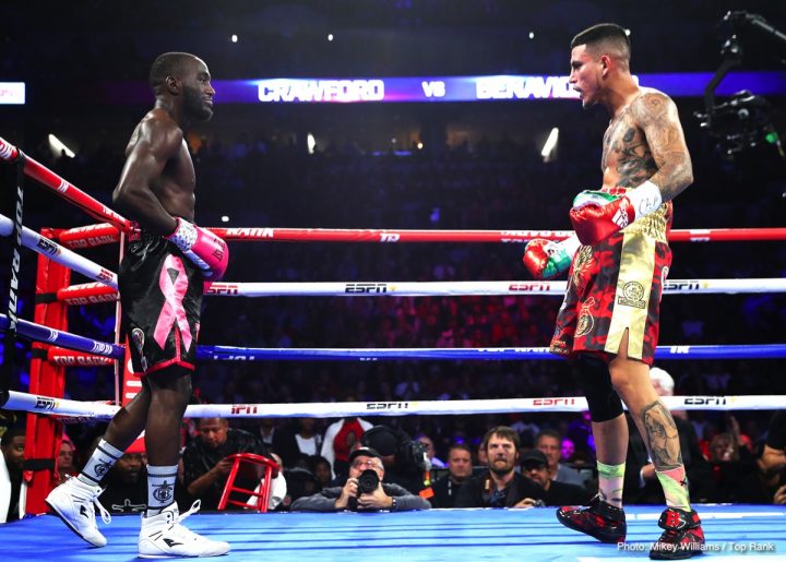 Image: Terence Crawford stops Jose Benavidez - RESULTS